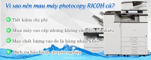 Mua máy photocopy Ricoh cũ: tiền ít, lợi lớn