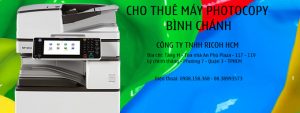 Cho thuê máy photocopy ở Bình Chánh giá rẻ