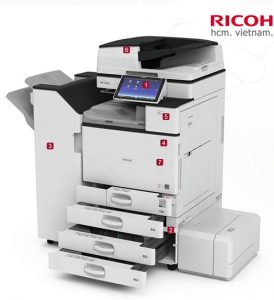 Giới thiệu máy photocopy màu Ricoh MP C6004
