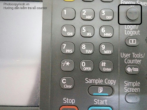 kiểm tra số in chụp máy photocopy ricoh