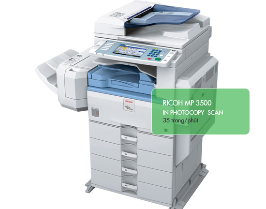 máy photocopy cho thuê nhiều nhất tháng 1/2017 ricoh mp 3500
