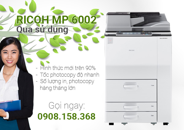 bán máy photocopy ricoh mp 6002 qua sử dụng
