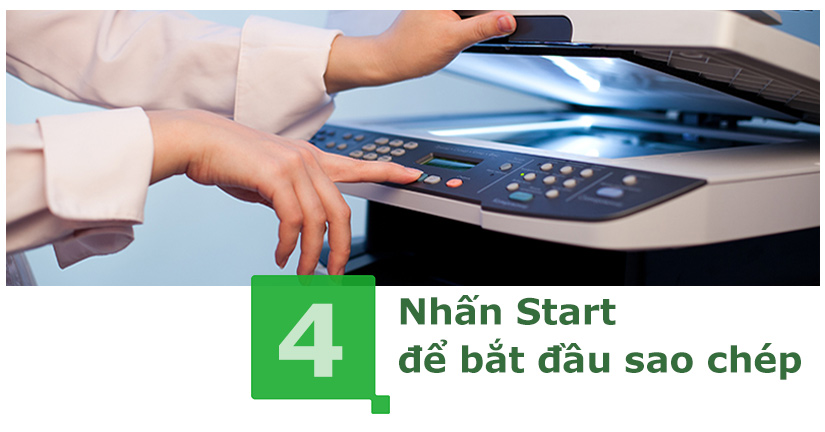 tiến hành photocopy