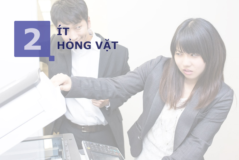 máy photocopy công nghiệp ít bị hỏng vặt