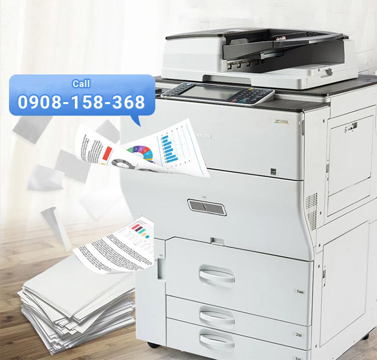 Cho thuê máy photocopy màu